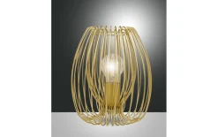 Tischleuchte Camp, gold edelmatt, 24 cm