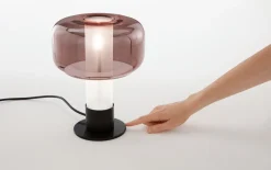 Tischleuchte Flick, Amethyst, inkl. Touchdimmer
