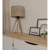 Tischleuchte HONTONGAS, Heu/beige