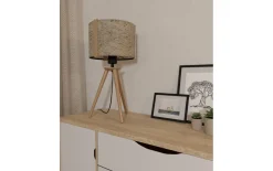 Tischleuchte HONTONGAS, Heu/beige