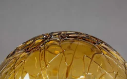 Tischleuchte Lune in amber, 40 cm