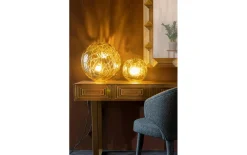 Tischleuchte Lune in amber, 40 cm