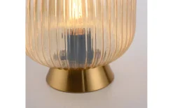 Tischleuchte Nami, amberfarbig