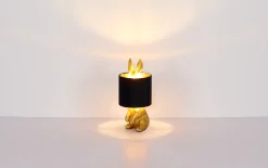 Tischleuchte Rabbit, goldfarbig