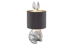 Tischleuchte Rabbit, silberfarbig