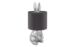 Tischleuchte Rabbit, silberfarbig