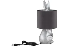 Tischleuchte Rabbit, silberfarbig