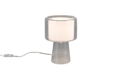 Tischleuchte Rocka, transparent