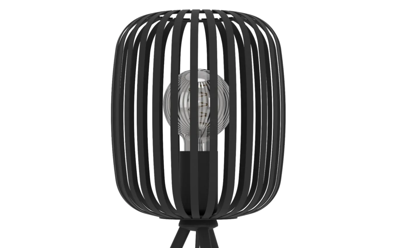 Tischleuchte Romazzina, 1-flammig, schwarz, 43,5 cm
