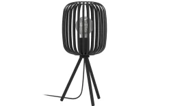Tischleuchte Romazzina, 1-flammig, schwarz, 43,5 cm
