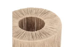 Tischleuchte Smilla, Jute/schwarz