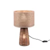 Tischleuchte Straw, braun, 40 cm