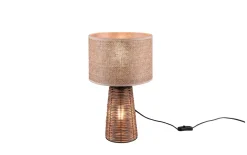 Tischleuchte Straw, braun, 40 cm