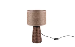 Tischleuchte Straw, braun, 40 cm