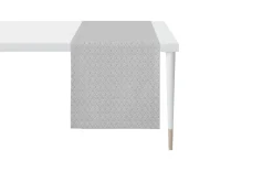 Tischläufer Match, grau/taupe, 46 x 140 cm