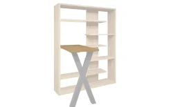 Tischplatte für Raumteiler Tetrix, Asteiche-Nachbildung, 160 x 70 cm