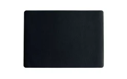 Tischset, Kunstleder, schwarz