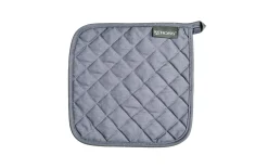 Topflappen Uni, silber, 24 x 24 cm