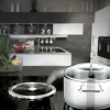 Topfset Smart Steam aus Edelstahl in silber, 5-teilig