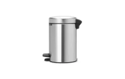 Treteimer Newicon, matt steel, 3 L