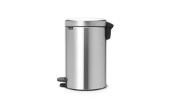 Treteimer Newicon, matt steel, 12 L