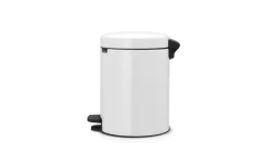 Treteimer Newicon, weiß, 5 L