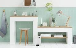 Treteimer Newicon, weiß, 3 L