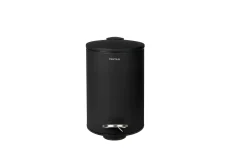 Treteimer Tubo, schwarz, 24,3 cm