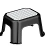 Trittschemel Paso in schwarz/silber metallic