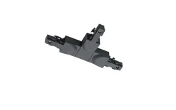 T-Verbinder DUOline 2 x max. 600 W in schwarz matt, Schutzleiter rechts