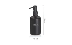 Universal-Pumpspender Leonie, Keramik schwarz, 300 ml
