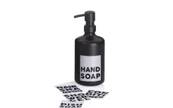 Universal-Pumpspender Leonie, Keramik schwarz, 300 ml