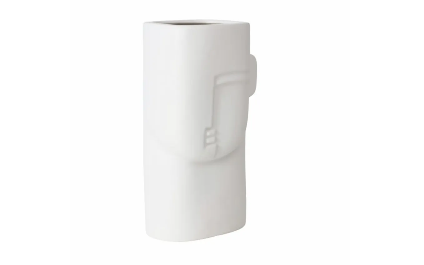 Vase Ansik, weiß, 35 cm