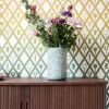 Vase Fajen aus Terrazzo in grün