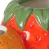 Vase Frutas, rot/orange/grün