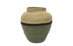 Vase, grün, 33 cm