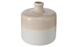 Vase Karmina, beige/weiß, 20 cm