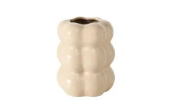Vase Lumina, hellbraun, 16,3 cm