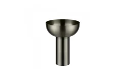 Vase Miyabi, Edelstahl beschichtet, burned metal