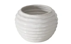 Vase Nanny, weiß, 17 cm