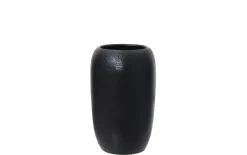 Vase, schwarz, 30 cm