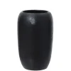 Vase, schwarz, 40 cm