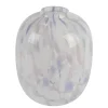 Vase, transparent/mehrfarbig