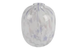 Vase, transparent/mehrfarbig