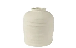 Vase, weiß, 25,5 cm