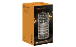 Vase/Windlicht Ethno, klar, 23 cm