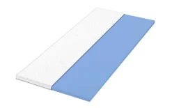Viskoelastik-Topper Lodano, weiß, 140 x 200 cm