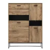 Vitrine Sweep, Haveleiche Cognac Nachbildung