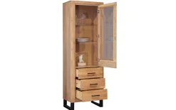 Vitrine Tina, Eiche teilmassiv geölt