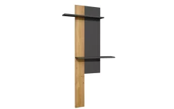 Wandboard Nova, anthrazit/Eiche massiv